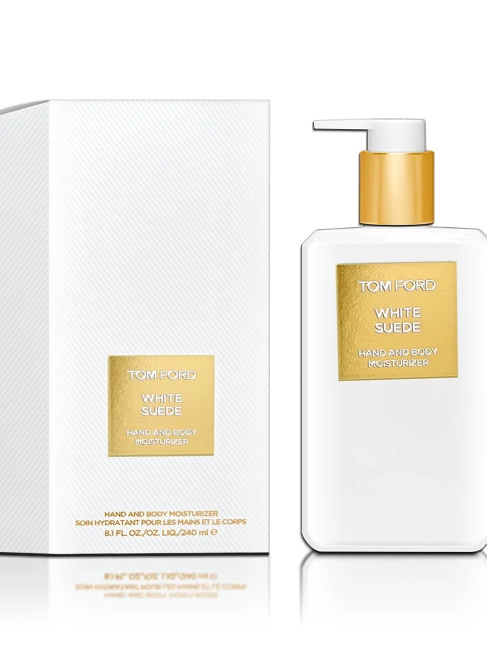 NWB Tom Ford White Suede Hand & Body Moisturizer Lotion 240ml/8.1oz